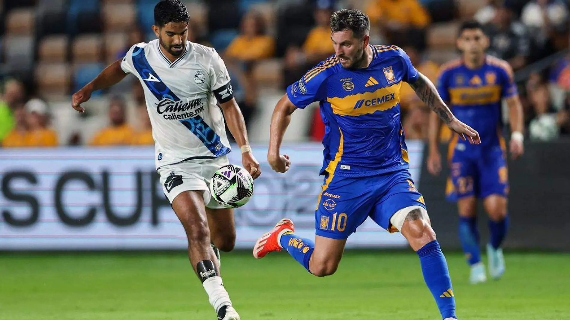 Club puebla frente a tigres en la Leagues Cup